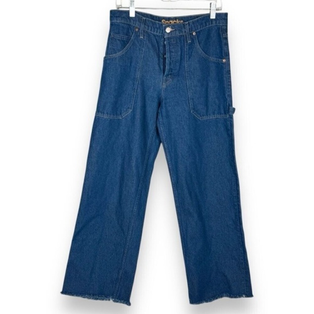 MOTHER Indigo Wide-Leg Flare Jeans